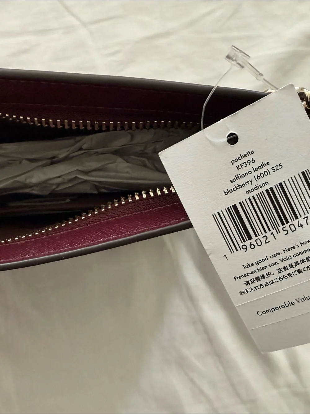 Kate Spade Burgundy Chain-Handle Shoulder Bag